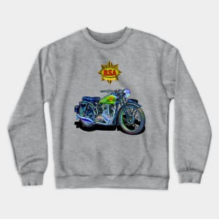 The Gorgeous BSA Empire Star Motorcycle by Motormaniac Crewneck Sweatshirt